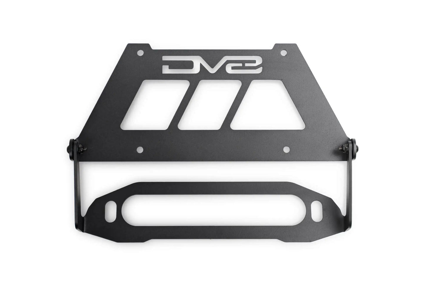 DV8 Offroad Fairlead Mounted Flip-Up License Plate Bracket by DV8 Offroad