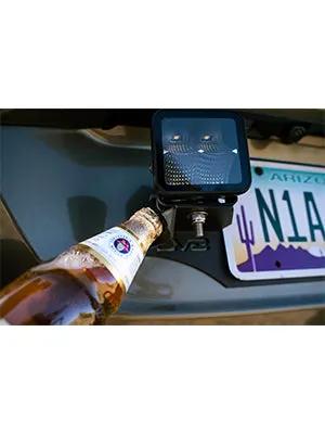 DV8 Offroad Universal License Plate Mount W/ Pod Light Mounts? by DV8 Offroad