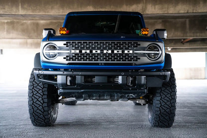 DV8 Offroad Ford Bronco Factory Front Bumper License Relocation Bracket Side by DV8 Offroad