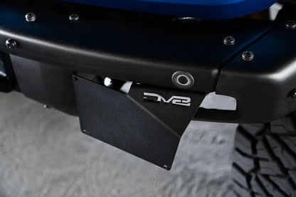 DV8 Offroad Ford Bronco Factory Front Bumper License Relocation Bracket Side by DV8 Offroad