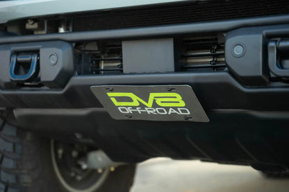 DV8 Offroad Ford Bronco Capable Bumper Slanted Front License Plate Mount by DV8 Offroad
