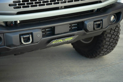 DV8 Offroad Ford Bronco Capable Bumper Slanted Front License Plate Mount by DV8 Offroad