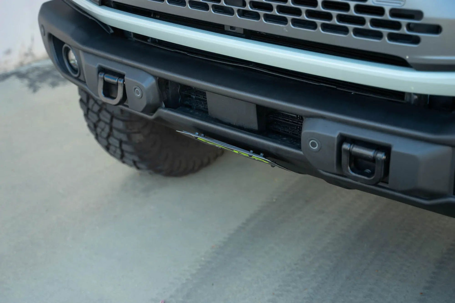 DV8 Offroad Ford Bronco Capable Bumper Slanted Front License Plate Mount by DV8 Offroad