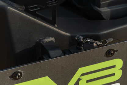DV8 Offroad Universal Quick Release D-Ring License Plate Mount by DV8 Offroad