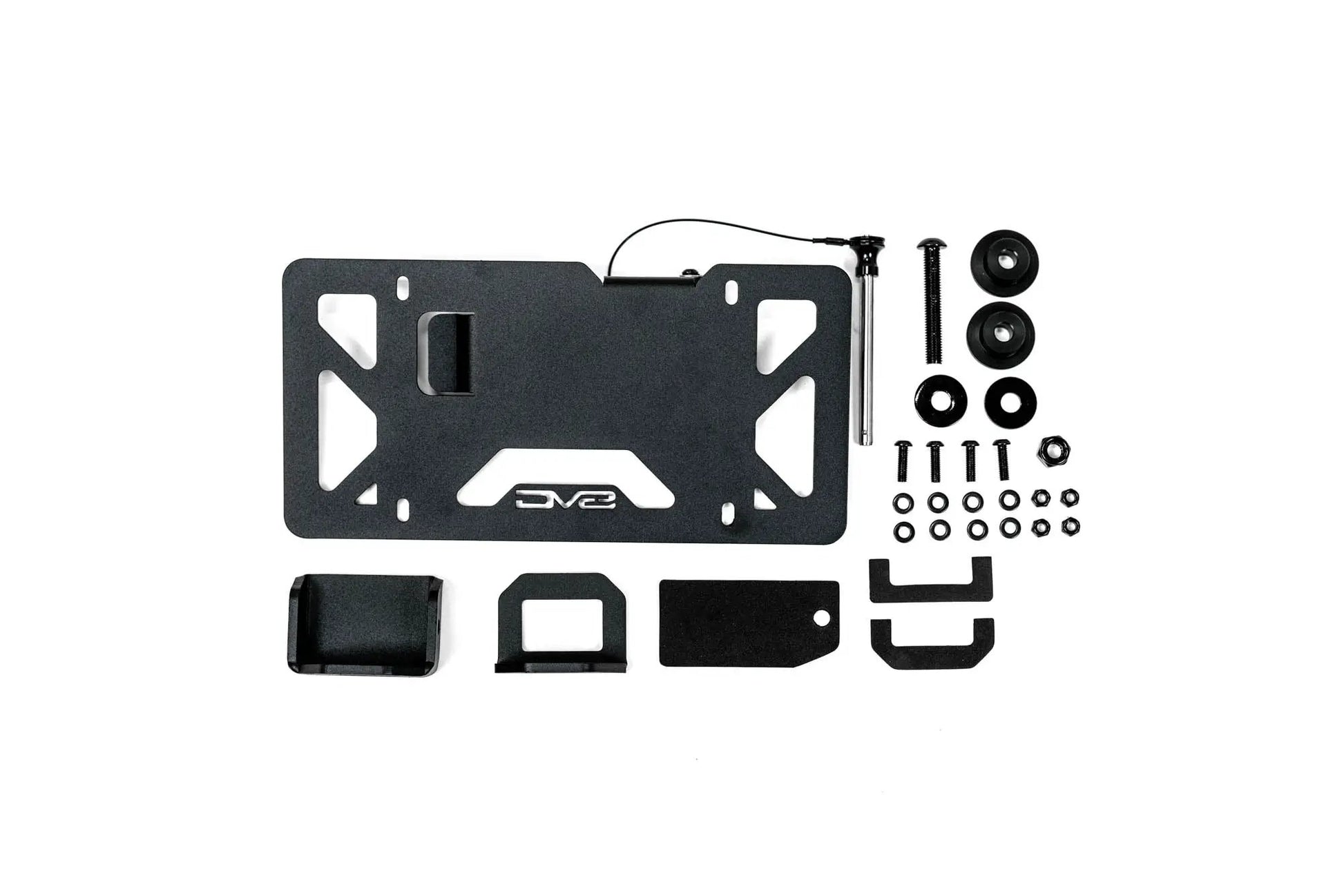 DV8 Offroad Universal Quick Release D-Ring License Plate Mount by DV8 Offroad