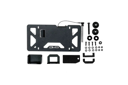 DV8 Offroad Universal Quick Release D-Ring License Plate Mount by DV8 Offroad