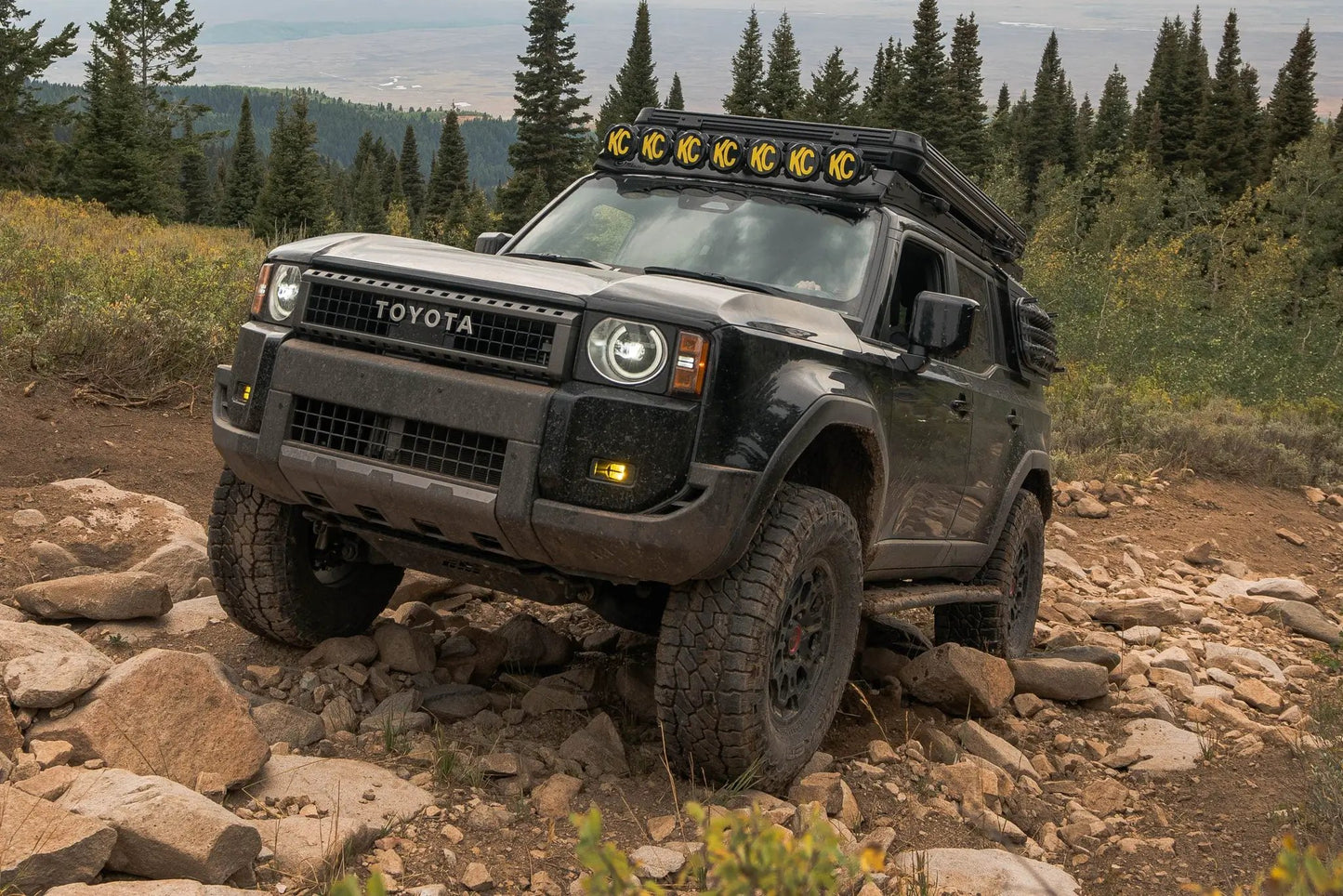 CBI Land Cruiser Standard Overland Rock Sliders | 2024-2025 by CBI