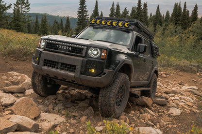 Защита порогов Land Cruiser Overland Kickout Rock Sliders | 2024-2025
