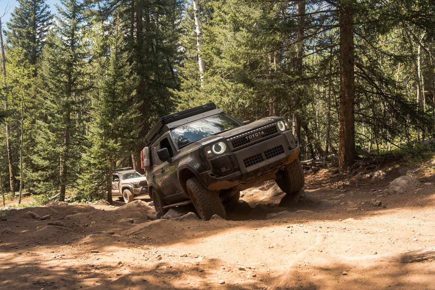 Защита порогов Land Cruiser Overland Kickout Rock Sliders | 2024-2025