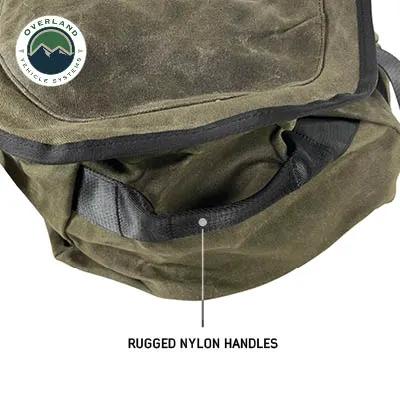 OVS Large Duffle With Handle And Straps - #16 Waxed Canvas by OVS