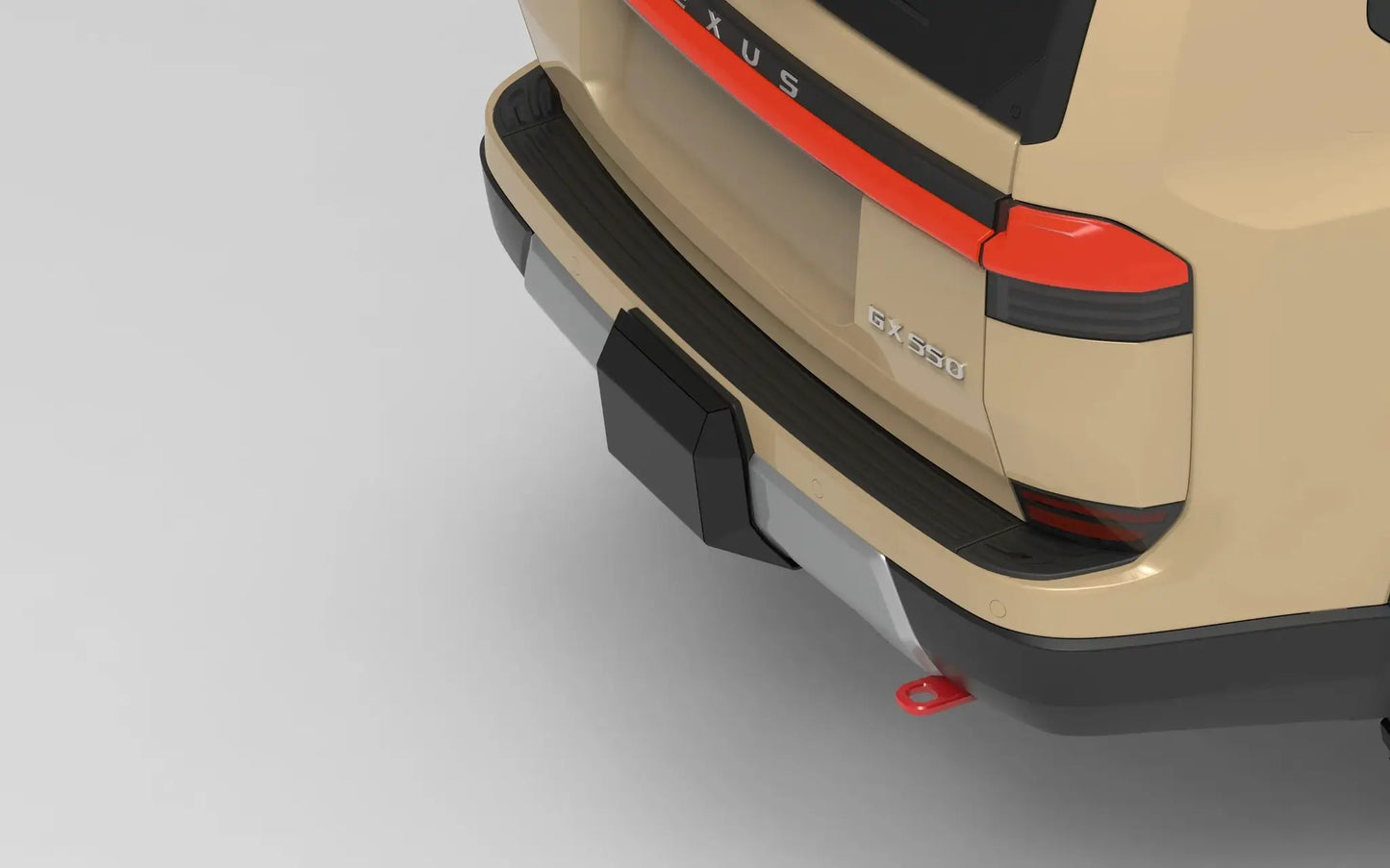NYTOP 2024-Current Lexus GX550 Rear Hitch Skid Cover by NYTOP