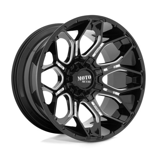 Moto Metal MO808 20X9 8X170 G-BLK MILL 00MM by Moto Metal