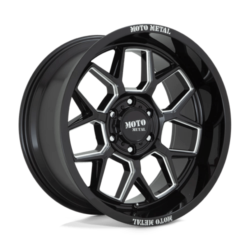 Moto Metal MO803 20X10 6X135 G-BLK MILL -18MM by Moto Metal