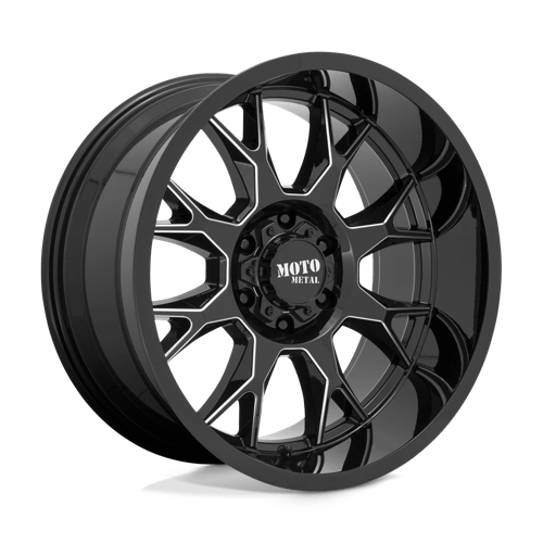 Moto Metal MO806 20X9 5X5.0 G-BLK MILL 00MM by Moto Metal