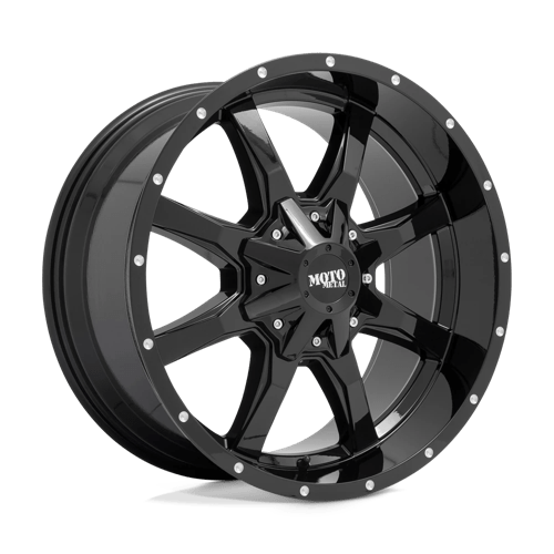 Moto Metal MO970 17X8 8X6.5 G-BLK MILL LIP 00MM