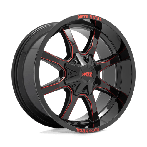 Moto Metal MO970 20X10 8X6.5 G-BLK MILL RTCC -18MM by Moto Metal