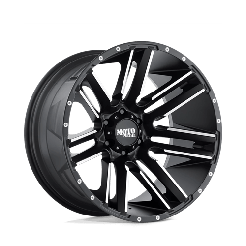 Moto Metal MO978 20X10 6X135 S-BLK MACH -24MM