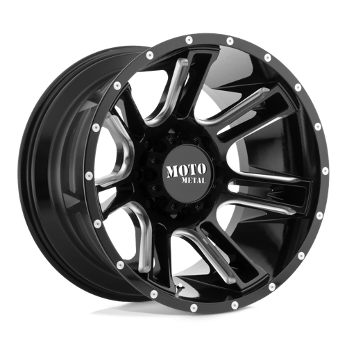 Moto Metal MO982 20X9 6X5.5 G-BLK MILL 0MM by Moto Metal