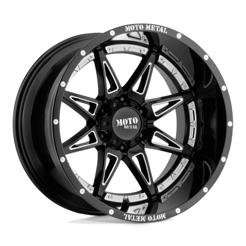 Moto Metal MO993 18X8.5 6X5.5 G-BLK MILL 18MM