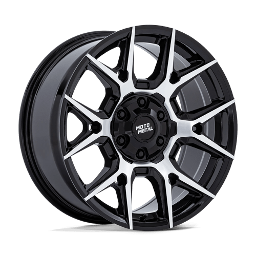 Moto Metal MASON 17X8.5 6X5.5 106 +0 G-BLK-MCH by Moto Metal