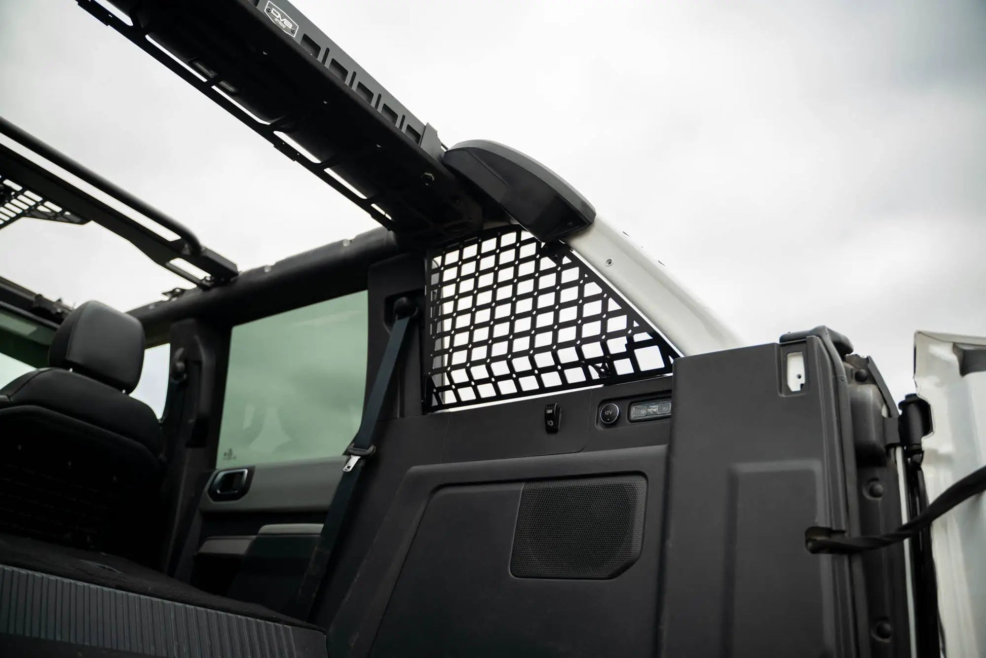 DV8 Offroad Ford Bronco Pocketed Rear Window Molle Panels by DV8 Offroad