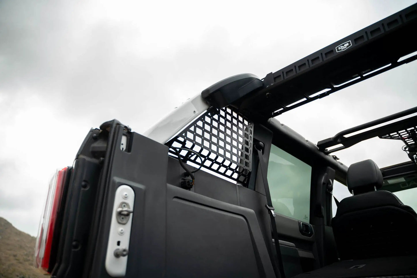 DV8 Offroad Ford Bronco Pocketed Rear Window Molle Panels by DV8 Offroad
