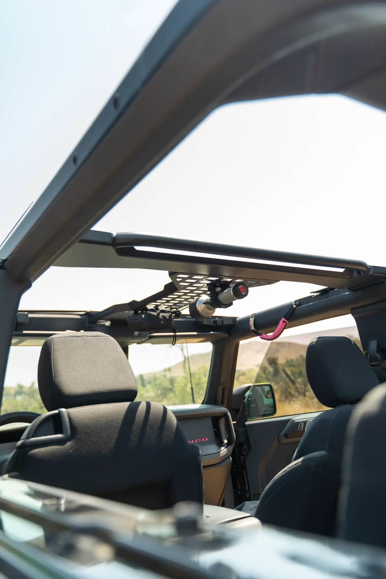DV8 Offroad 2021-2025 Ford Bronco 2-Door Overhead Molle Panel by DV8 Offroad