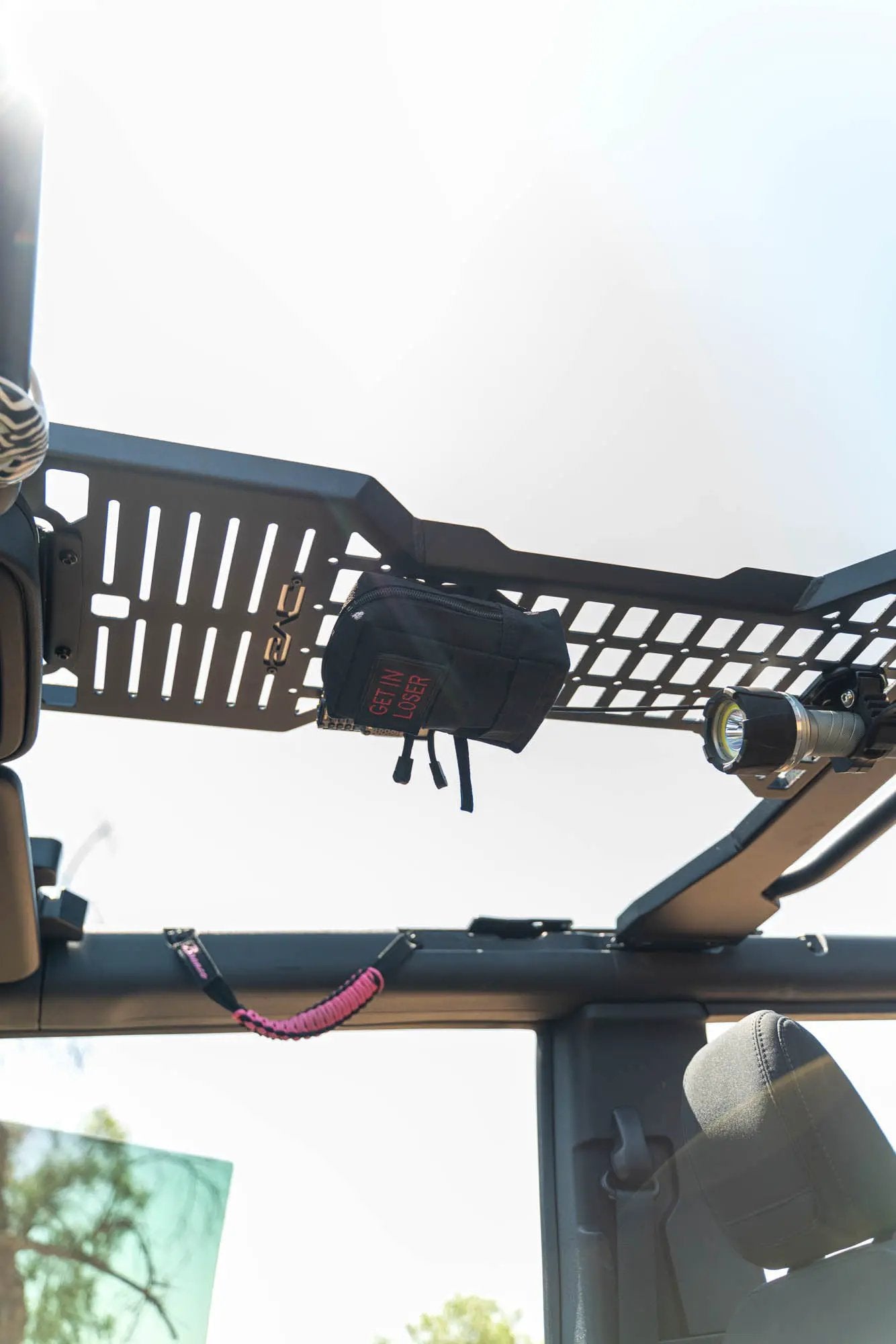 DV8 Offroad 2021-2025 Ford Bronco 2-Door Overhead Molle Panel by DV8 Offroad