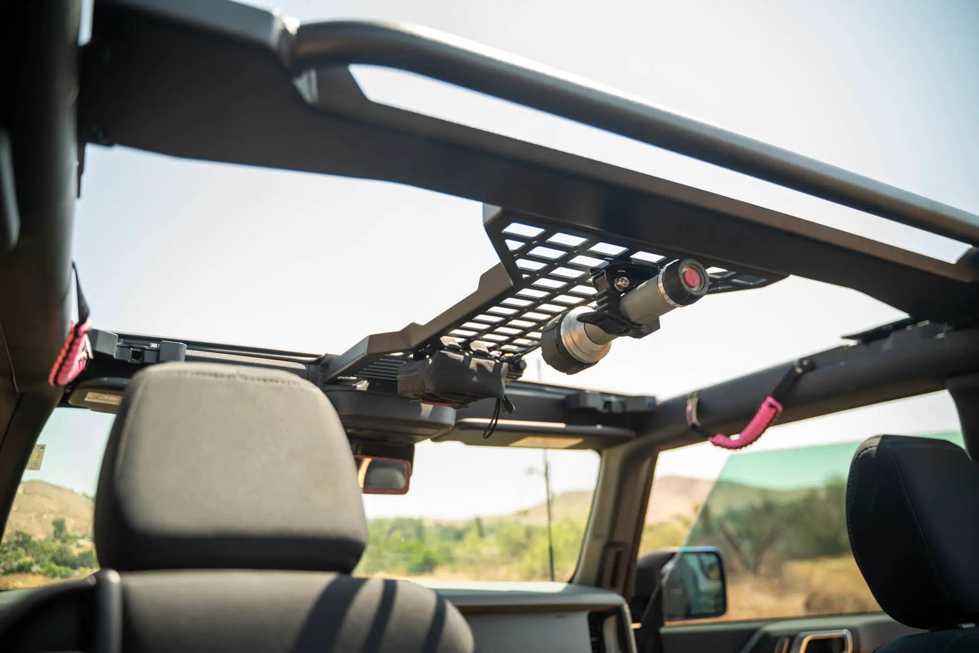 DV8 Offroad 2021-2025 Ford Bronco 2-Door Overhead Molle Panel by DV8 Offroad