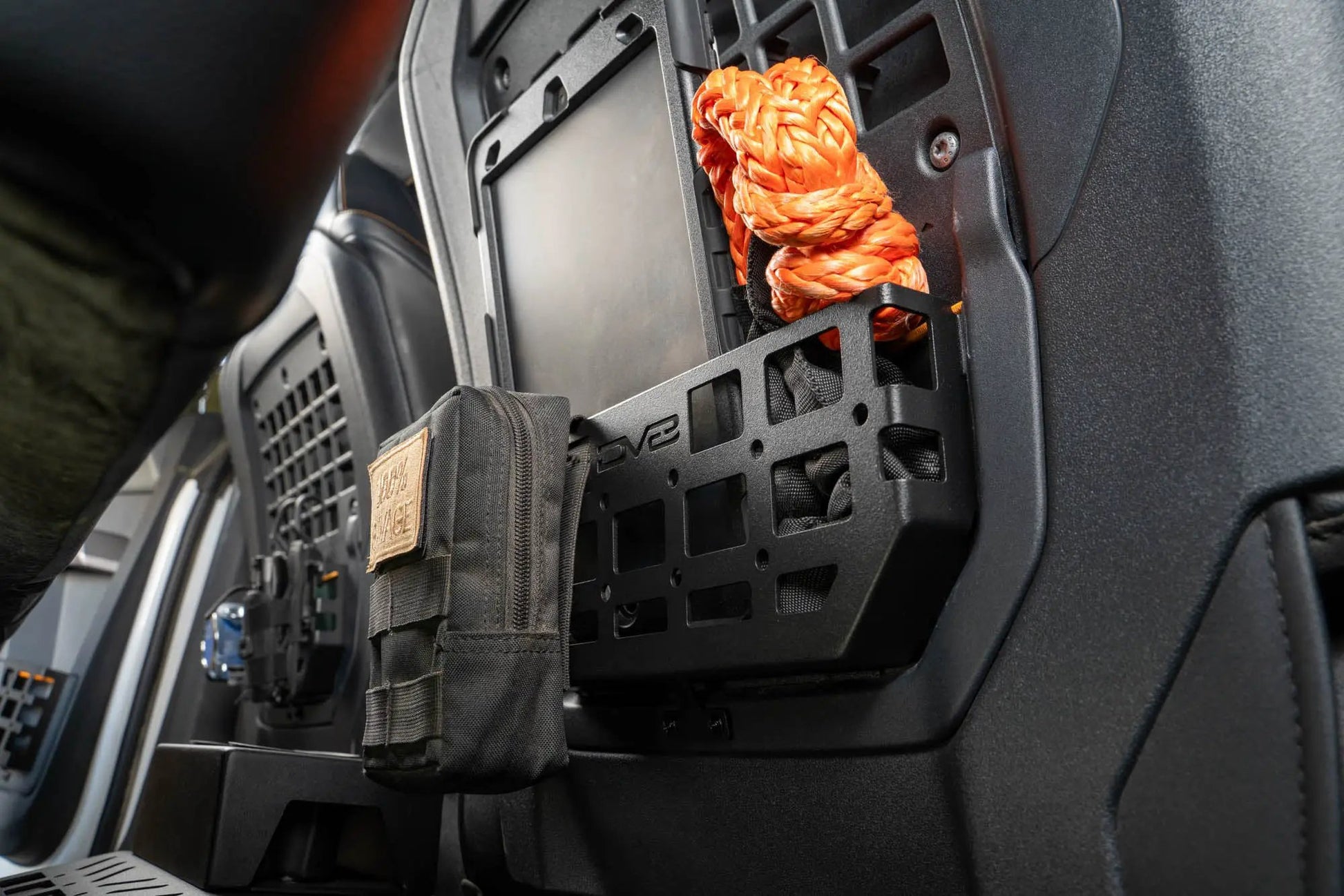 DV8 Offroad 2021-2024 Ford Bronco Seat Back Molle Pockets by DV8 Offroad