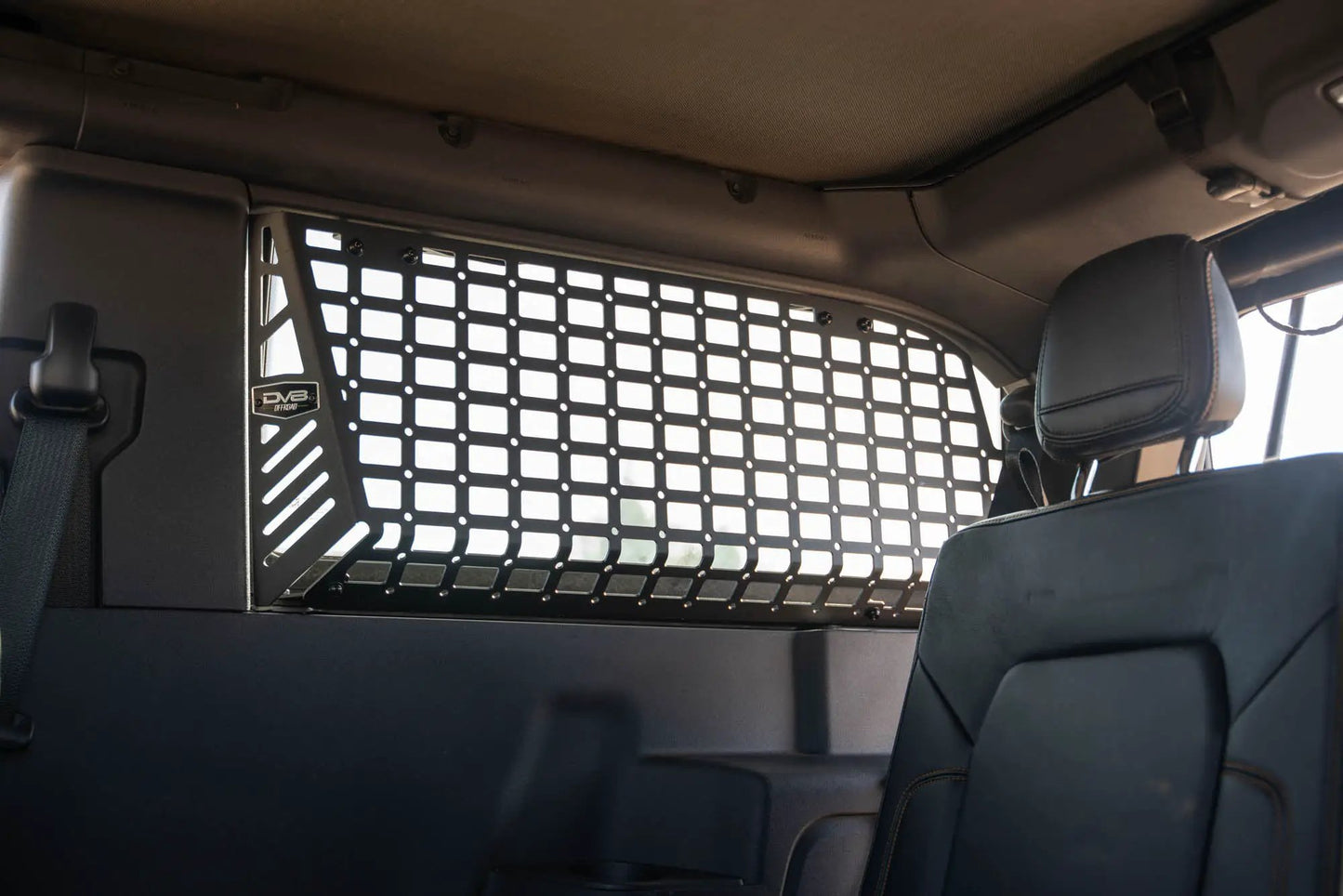 DV8 Offroad 2021-2025 Ford Bronco 2-Door Rear Window Pocket Molle Panels by DV8 Offroad