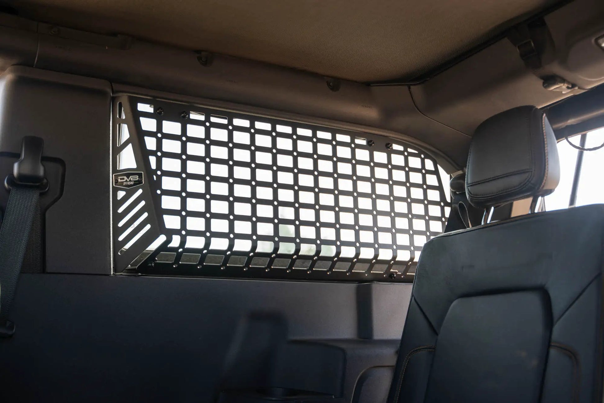 DV8 Offroad 2021-2025 Ford Bronco 2-Door Rear Window Pocket Molle Panels by DV8 Offroad
