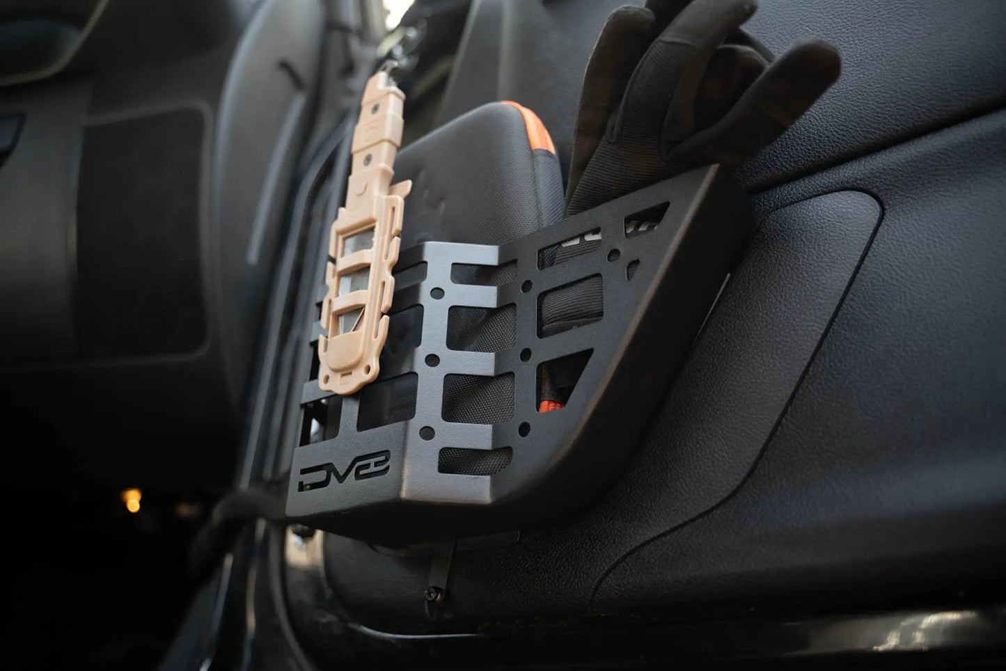 DV8 Offroad 2011-2018 Jeep Wrangler JK Front Door Pocket Molle Panels by DV8 Offroad