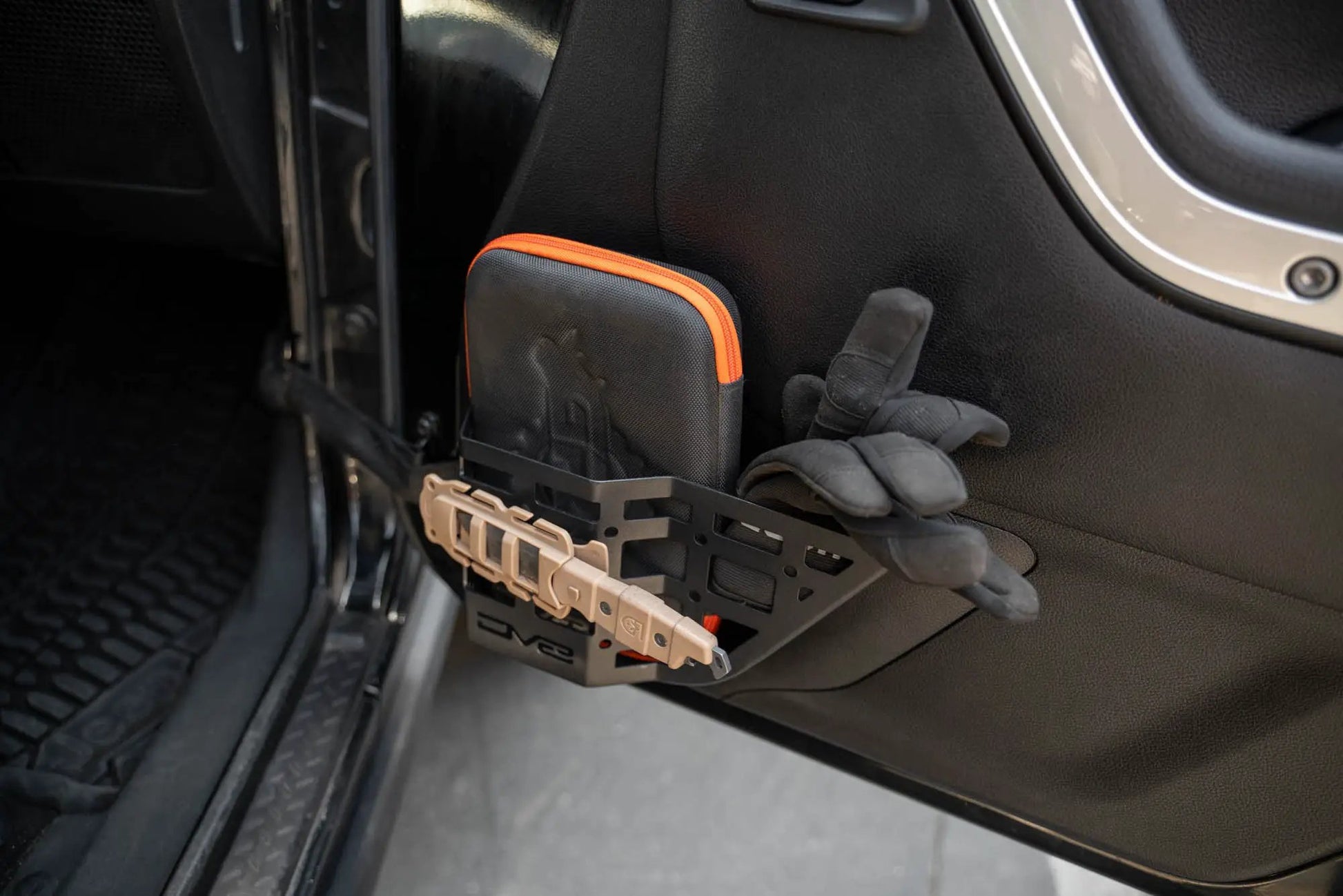 DV8 Offroad 2011-2018 Jeep Wrangler JK Front Door Pocket Molle Panels by DV8 Offroad