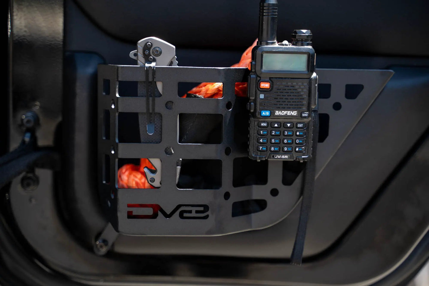 DV8 Offroad 2011-2018 Jeep Wrangler JK Rear Door Pocket Molle Panels by DV8 Offroad