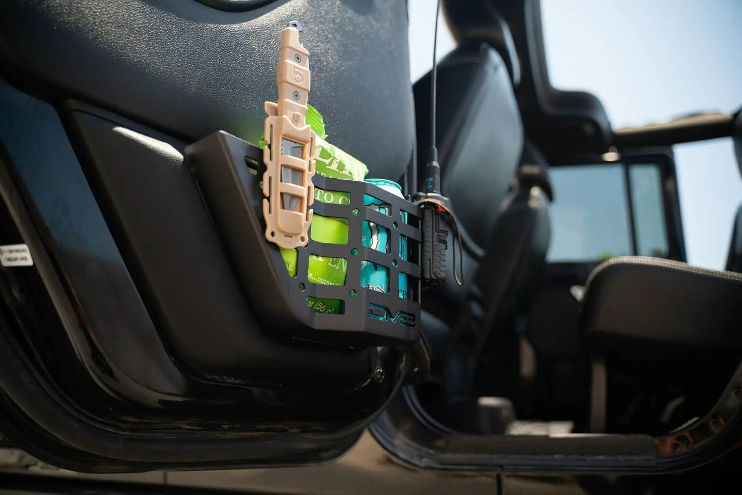 DV8 Offroad 2011-2018 Jeep Wrangler JK Rear Door Pocket Molle Panels by DV8 Offroad