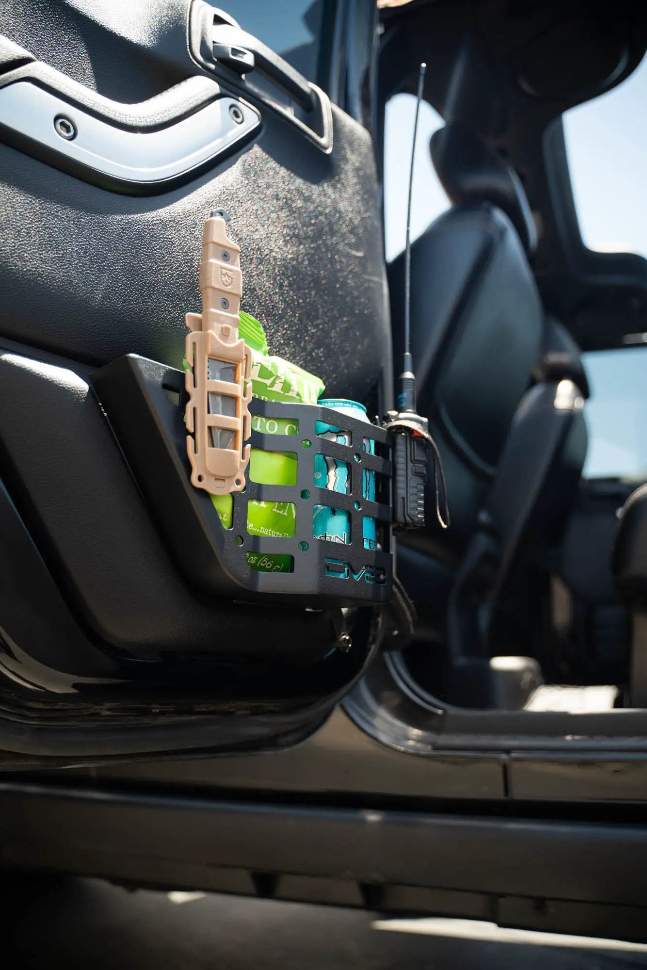 DV8 Offroad 2011-2018 Jeep Wrangler JK Rear Door Pocket Molle Panels by DV8 Offroad