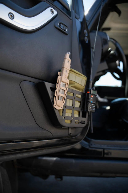 DV8 Offroad 2011-2018 Jeep Wrangler JK Slim Front Door Molle Pockets by DV8 Offroad