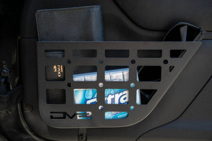 DV8 Offroad 2011-2018 Jeep Wrangler JK Slim Front Door Molle Pockets by DV8 Offroad