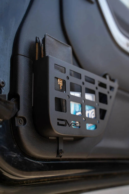 DV8 Offroad 2011-2018 Jeep Wrangler JK Slim Front Door Molle Pockets by DV8 Offroad