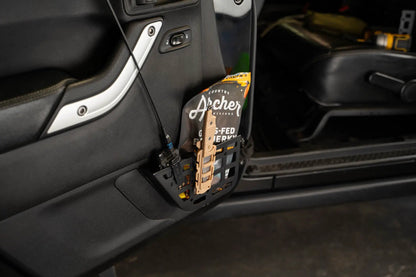 DV8 Offroad 2011-2018 Jeep Wrangler JK Slim Front Door Molle Pockets by DV8 Offroad