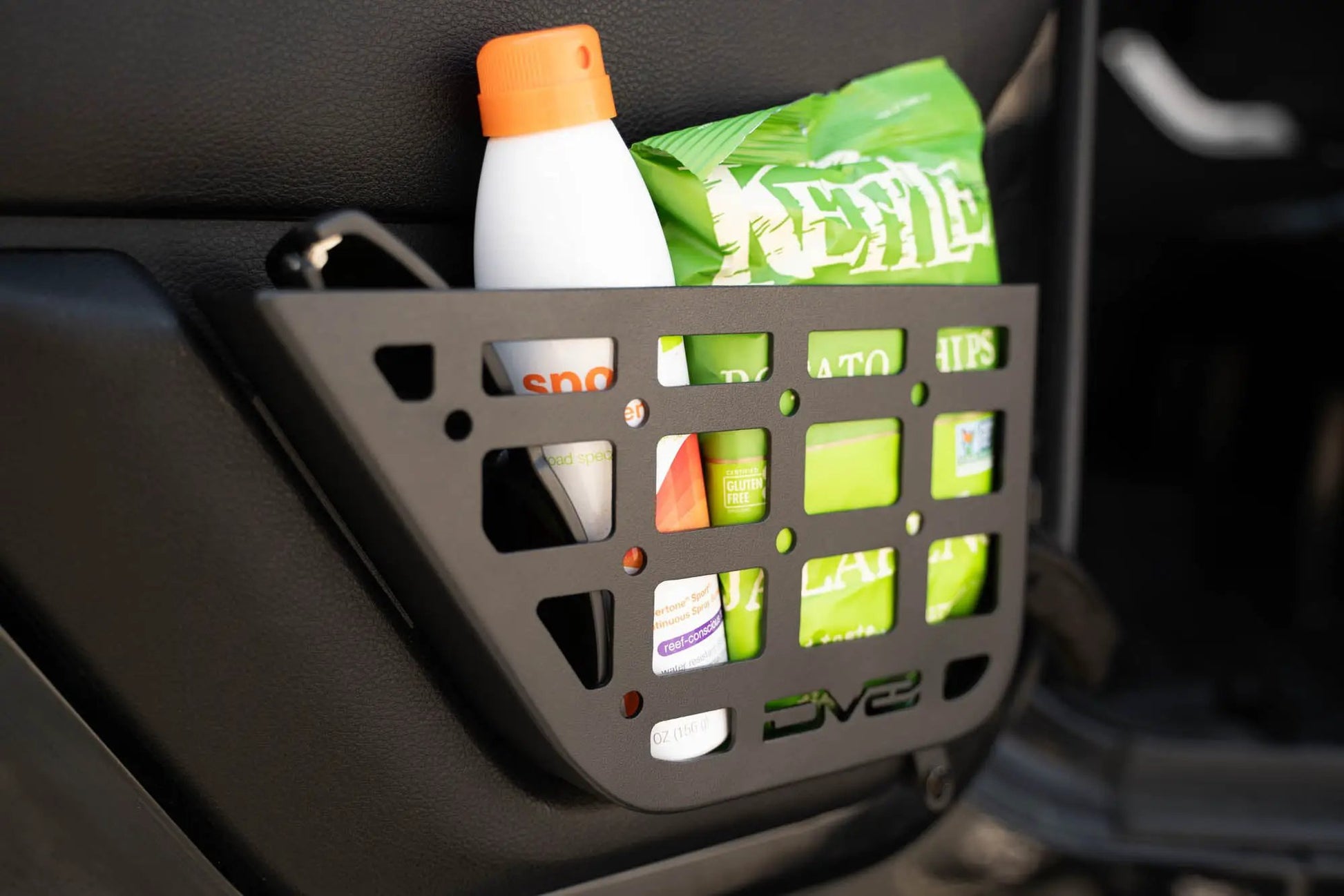 DV8 Offroad 2011-2018 Jeep Wrangler JK Slim Rear Door Molle Pockets by DV8 Offroad