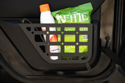 DV8 Offroad 2011-2018 Jeep Wrangler JK Slim Rear Door Molle Pockets by DV8 Offroad