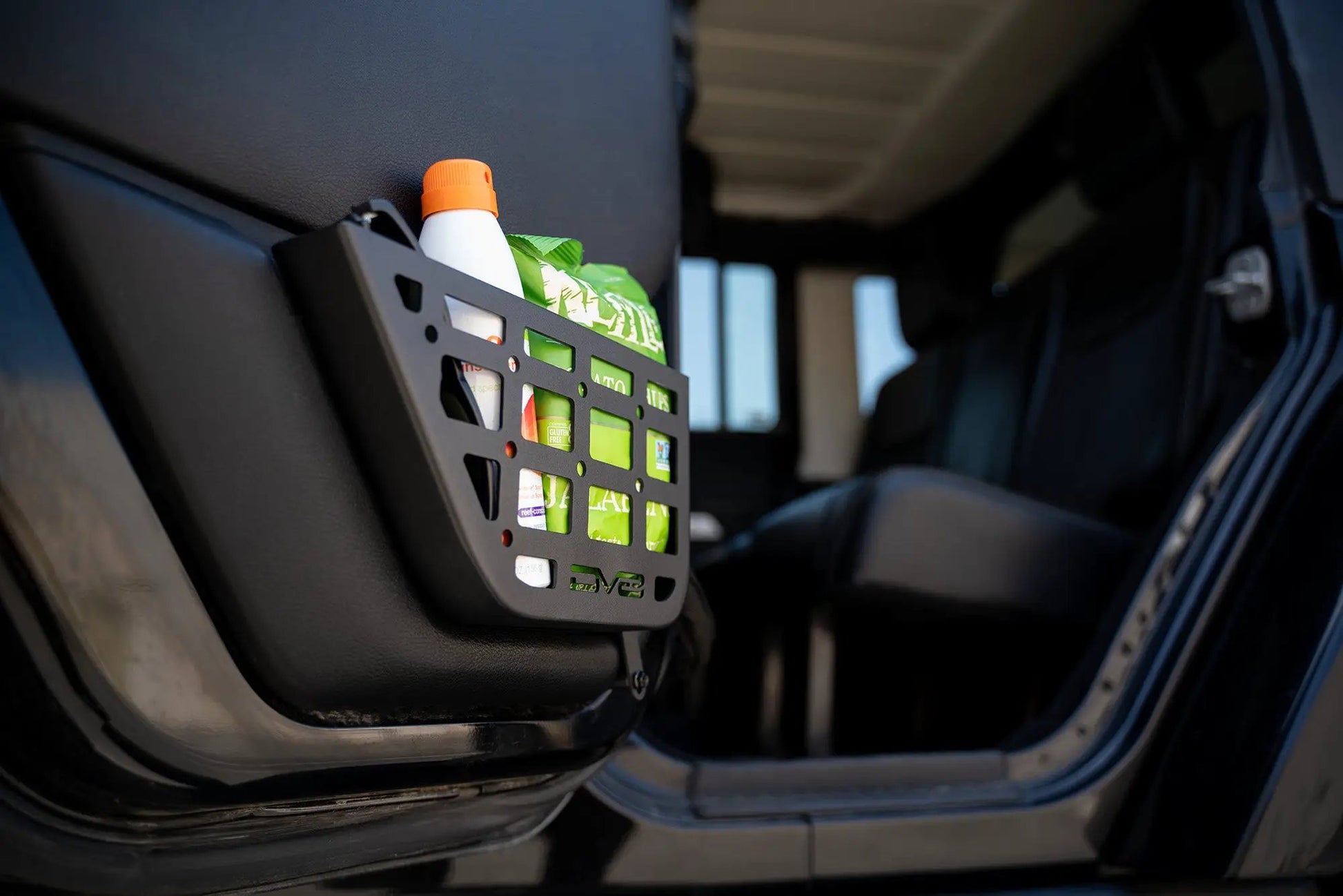 DV8 Offroad 2011-2018 Jeep Wrangler JK Slim Rear Door Molle Pockets by DV8 Offroad