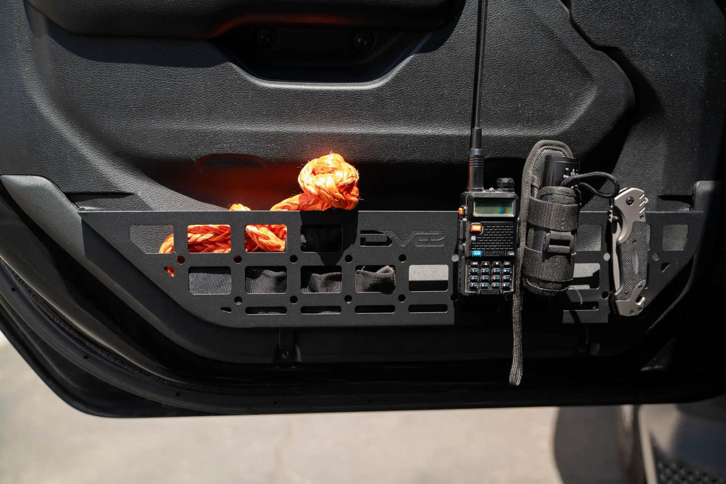 DV8 Offroad Jeep Wrangler JL & Gladiator JT Slim Front Door Molle Pockets by DV8 Offroad
