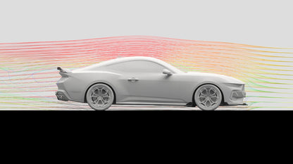 NYTOP 2024-Current Ford Mustang GT Dry Carbon Hood Vent