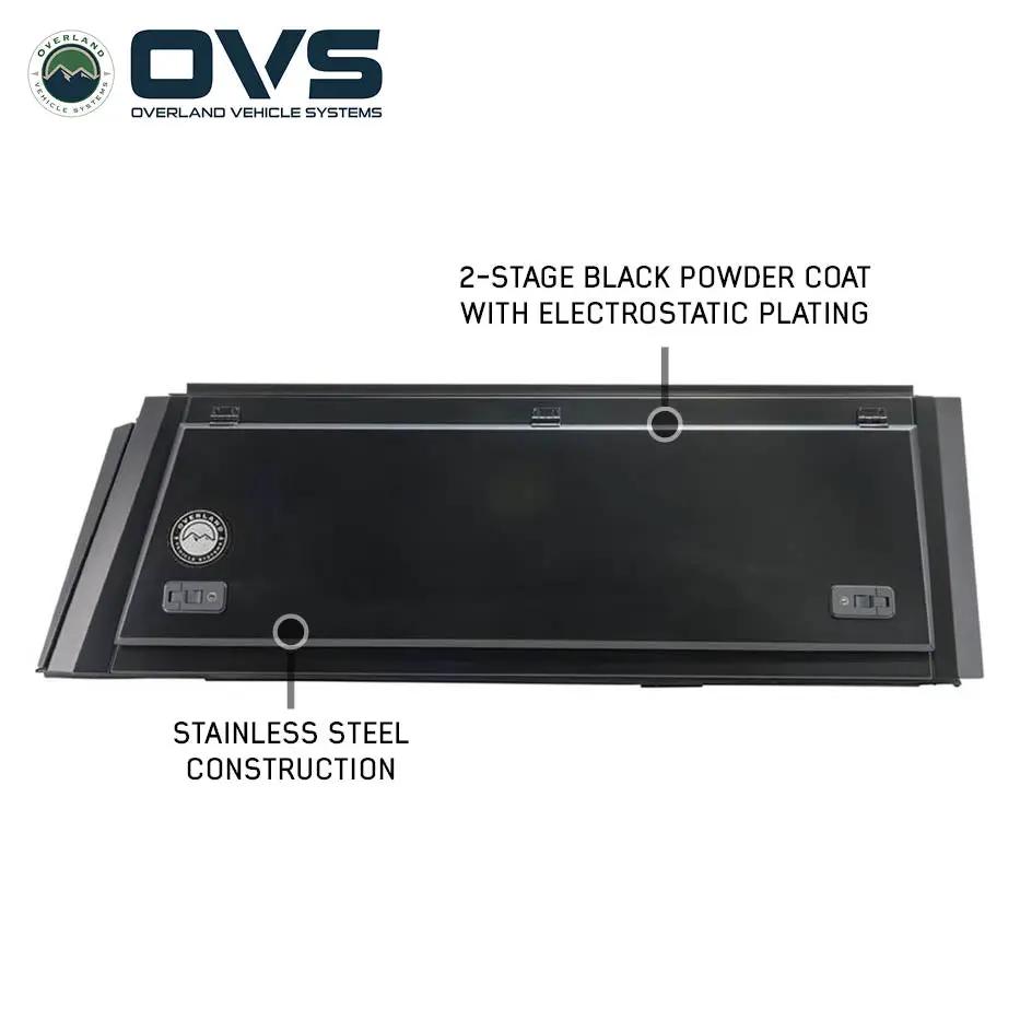 OVS Expedition - Truck Cap W/Full Wing Doors, Front and Rear Windows & 3rd Brake Light by OVS