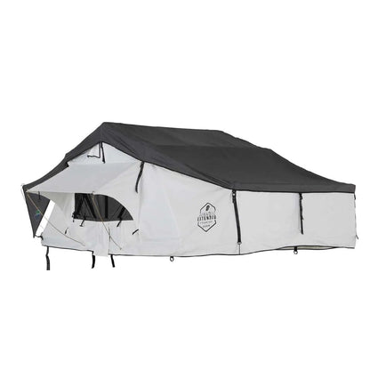 OVS HD Nomadic N3E - Soft Sided Roof Top Tent, 3 Person, White Body & Dark Grey RainFly by OVS