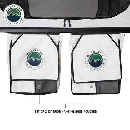 OVS HD Nomadic N3E - Soft Sided Roof Top Tent, 3 Person, White Body & Dark Grey RainFly by OVS