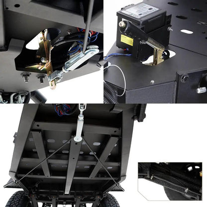 OVS Off Road Trailer - Military Style With Full Articulating Suspension 5x5 Bolt Pattern w/ Tires, Wheels and Brake Controller by OVS